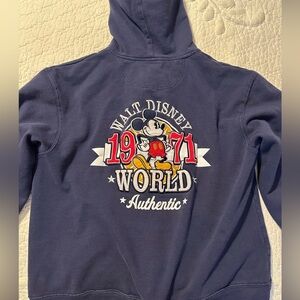 Walt Disney World Grey and Navy Hoodie